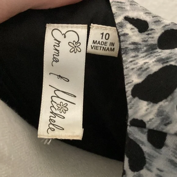 Emma & Michelle Leopard Print Dress size 10 - Picture 5 of 7